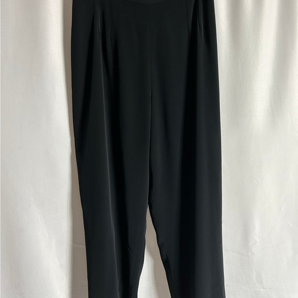 Black tie Oleg Cassini black dress pant NWT 14